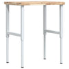 Vidaxl werkbank rechthoekig 80x60x(73-99,5) cm massief acaciahout