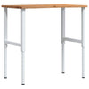 Vidaxl werkbank 100x60x(71,5-98) cm eikenhout lichtbruin