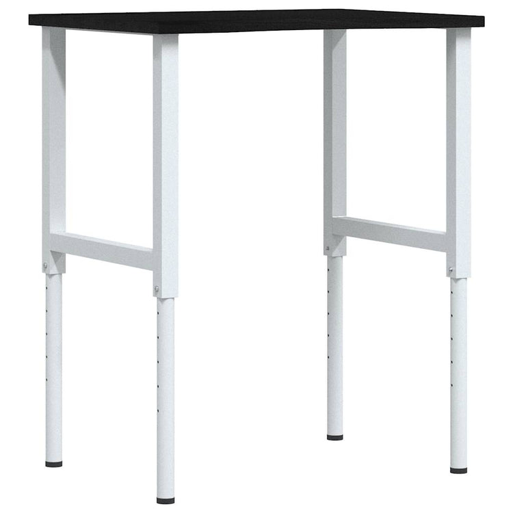 Vidaxl werkbank 80x60x(71,5-98) cm eikenhout donkerbruin