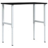 Vidaxl werkbank 100x60x(71,5-98) cm eikenhout donkerbruin