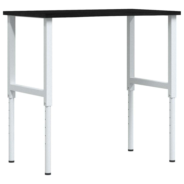 Vidaxl werkbank 100x60x(71,5-98) cm eikenhout donkerbruin