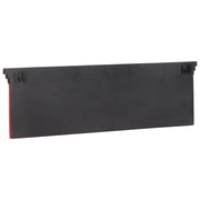 Vidaxl kapstok zwart 80 x 25 x 2 cm massief mango hout - afbeelding 3