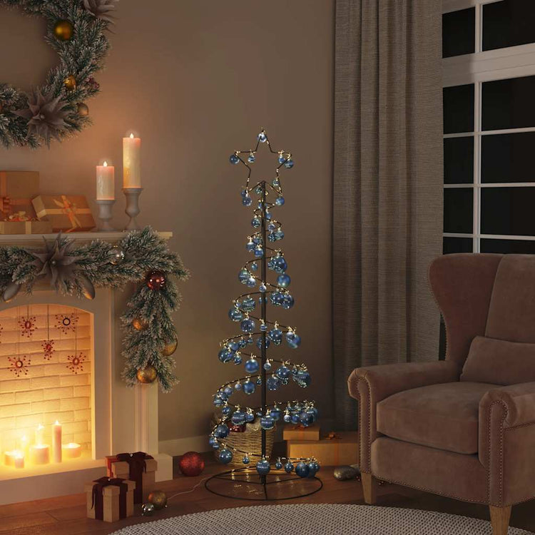 Vidaxl kerstballen 100 st ø3 4 6 cm blauw