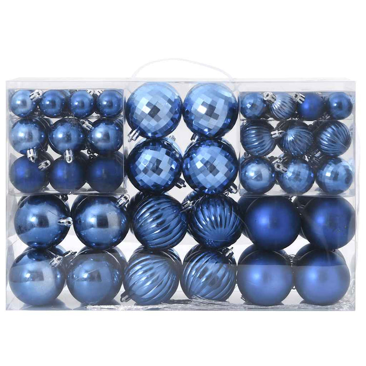Vidaxl kerstballen 100 st ø3 4 6 cm blauw