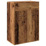Vidaxl schoenenkast 60x35x84 cm bewerkt hout oud houtkleurig - afbeelding 2