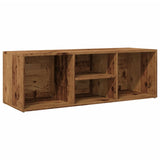 Vidaxl schoenenopbergbank 102x35x35 cm bewerkt hout oud houtkleurig - afbeelding 2