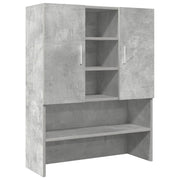 Vidaxl wasmachinekast 70,5x25,5x90 cm betongrijs - afbeelding 2