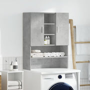 Vidaxl wasmachinekast 70,5x25,5x90 cm betongrijs - afbeelding 3