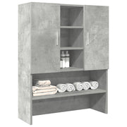 Vidaxl wasmachinekast 70,5x25,5x90 cm betongrijs - afbeelding 1