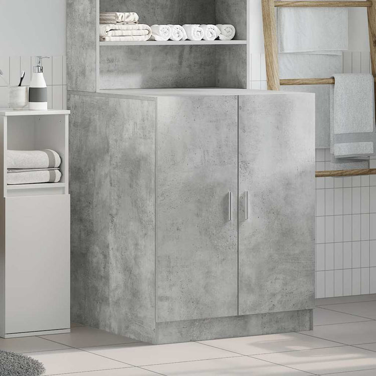 Vidaxl wasmachinekast 70,5x71,5x91,5 cm betongrijs