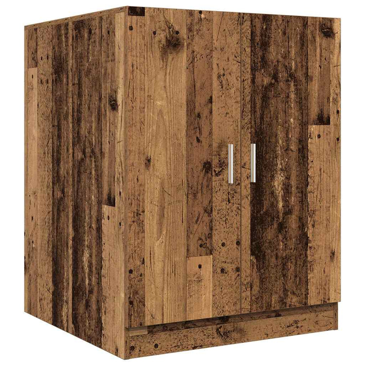 Vidaxl wasmachinekast 70,5x71,5x91,5 cm oud houtkleurig