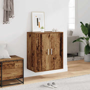 Vidaxl schoenenkast 60x35x70 cm bewerkt hout oud houtkleurig - afbeelding 3