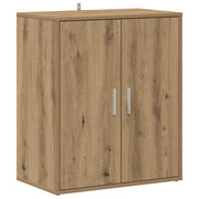 Vidaxl schoenenkast 60x35x70 cm bewerkt hout artisanaal eikenkleur - afbeelding 2