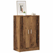 Vidaxl schoenenkast 60x35x92 cm bewerkt hout oud houtkleurig - afbeelding 3