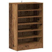 Vidaxl schoenenkast 60 x 35 x 92 cm oud hout - afbeelding 2