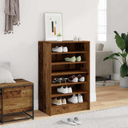 Vidaxl schoenenkast 60 x 35 x 92 cm oud hout - afbeelding 1