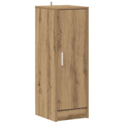 Vidaxl schoenenkast 32x35x92 cm bewerkt hout artisanaal eikenkleur - afbeelding 2