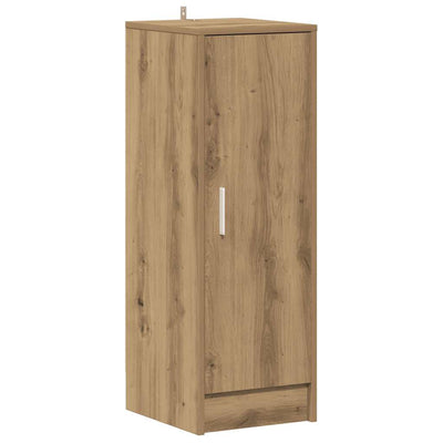 Vidaxl schoenenkast 32x35x92 cm bewerkt hout artisanaal eikenkleur