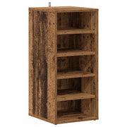 Vidaxl schoenenkast 32x35x70 cm bewerkt hout oud houtkleurig - afbeelding 2