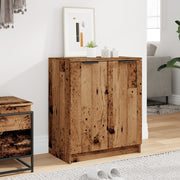 Vidaxl schoenenkast 59x35x70 cm bewerkt hout oud houtkleurig - afbeelding 3