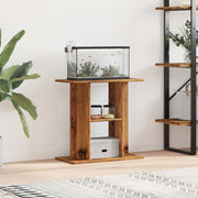 Vidaxl aquariumstandaard oud hout 60x30x60 cm bewerkt hout - afbeelding 1
