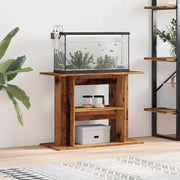 Vidaxl aquariumstandaard oud hout 80x35x60 cm bewerkt hout - afbeelding 1