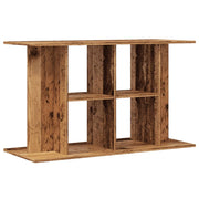 Vidaxl aquariumstandaard 100x40x60 cm bewerkt hout oud houtkleurig - afbeelding 2