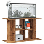 Vidaxl aquariumstandaard 100x40x60 cm bewerkt hout oud houtkleurig - afbeelding 3