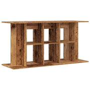 Vidaxl aquariumstandaard 120x40x60 cm bewerkt hout oud houtkleurig - afbeelding 2
