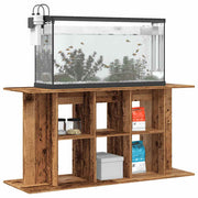 Vidaxl aquariumstandaard 120x40x60 cm bewerkt hout oud houtkleurig - afbeelding 3