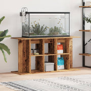 Vidaxl aquariumstandaard 120x40x60 cm bewerkt hout oud houtkleurig - afbeelding 1