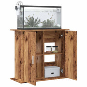 Vidaxl aquariumstandaard 81x36x73 cm bewerkt hout oud houtkleurig - afbeelding 3