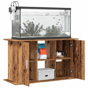 Vidaxl aquariumstandaard 101x41x58 cm bewerkt hout oud houtkleurig - afbeelding 3