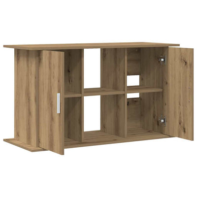 Vidaxl aquariumstandaard artisan eikenhout 101x41x58 cm bewerkt hout