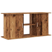 Vidaxl aquariumstandaard 121x41x58 cm bewerkt hout oud houtkleurig - afbeelding 2