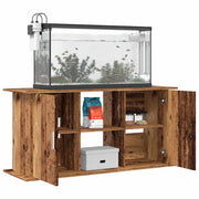 Vidaxl aquariumstandaard 121x41x58 cm bewerkt hout oud houtkleurig - afbeelding 3