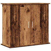 Vidaxl aquariumstandaard 81x36x73 cm bewerkt hout oud houtkleurig - afbeelding 2