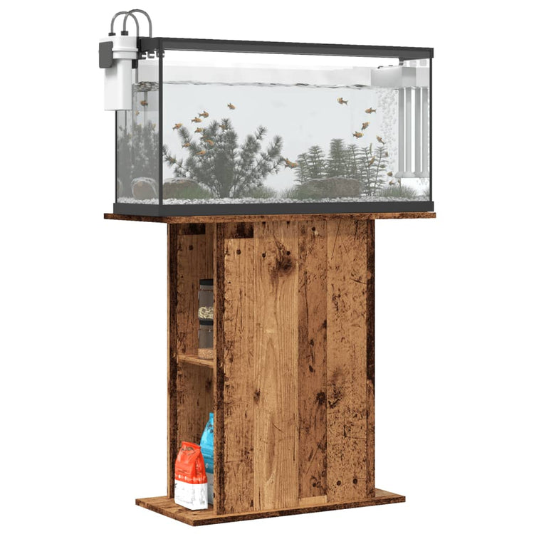Vidaxl aquariumstandaard oud hout 36x75x72,5 cm bewerkt hout