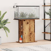 Vidaxl aquariumstandaard oud hout 36x75x72,5 cm bewerkt hout - afbeelding 1