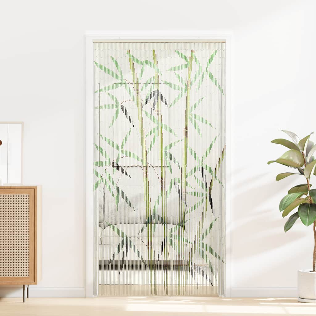 Vidaxl insectengordijn bamboe print 100x220 cm bamboe