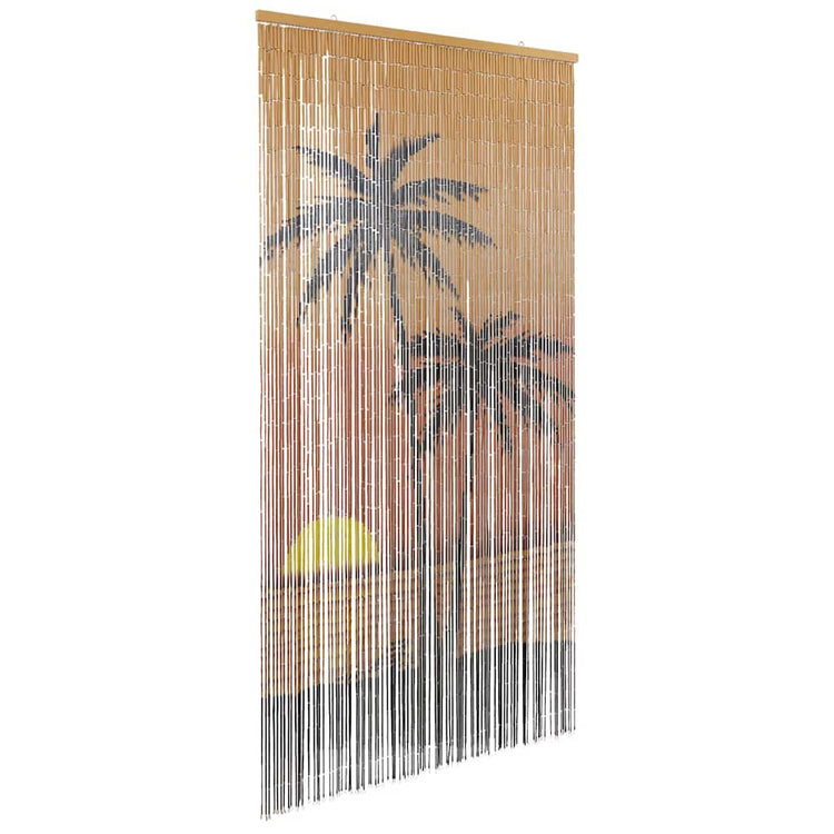 Vidaxl insectengordijn 100x200 cm bamboe palmboom print