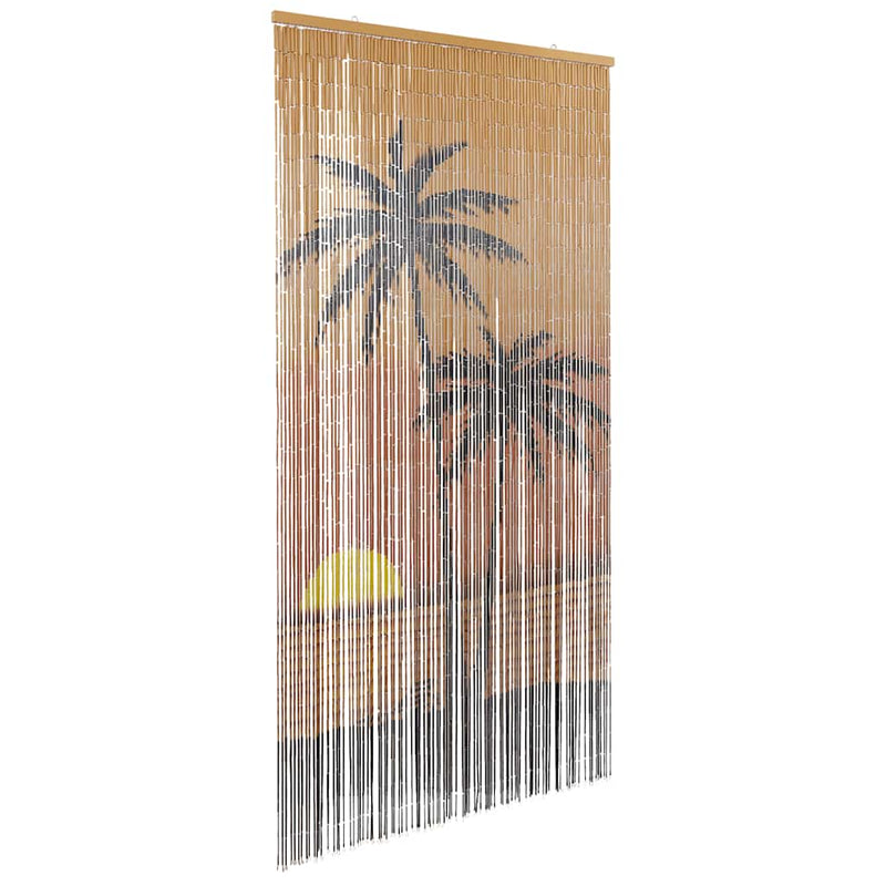 Vidaxl insectengordijn 100x220 cm bamboe palmboom print