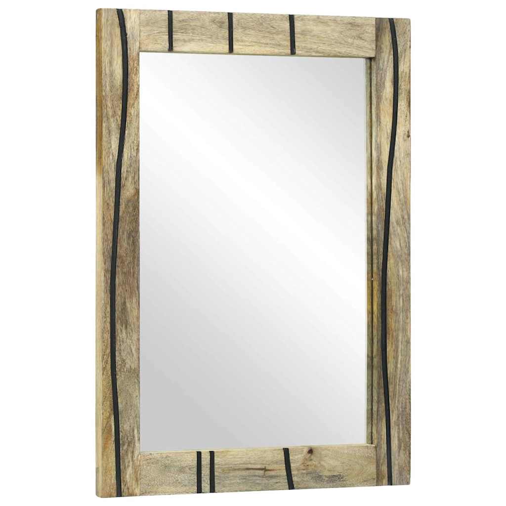Vidaxl badkamer spiegel naturel 50 x 2,5 x 70 cm rechthoekig
