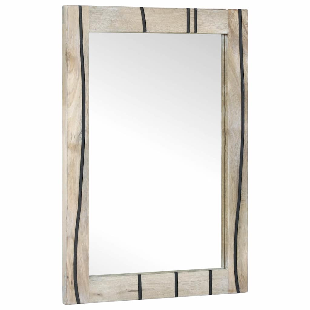 Vidaxl badkamer spiegel wit 50 x 2,5 x 70 cm rechthoekig