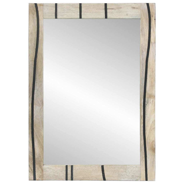 Vidaxl badkamer spiegel wit 50 x 2,5 x 70 cm rechthoekig