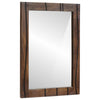 Vidaxl badkamer spiegel wandgemonteerd bruin 70 x 50 x 2,5 cm