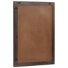 Vidaxl badkamer spiegel wandgemonteerd bruin 70 x 50 x 2,5 cm
