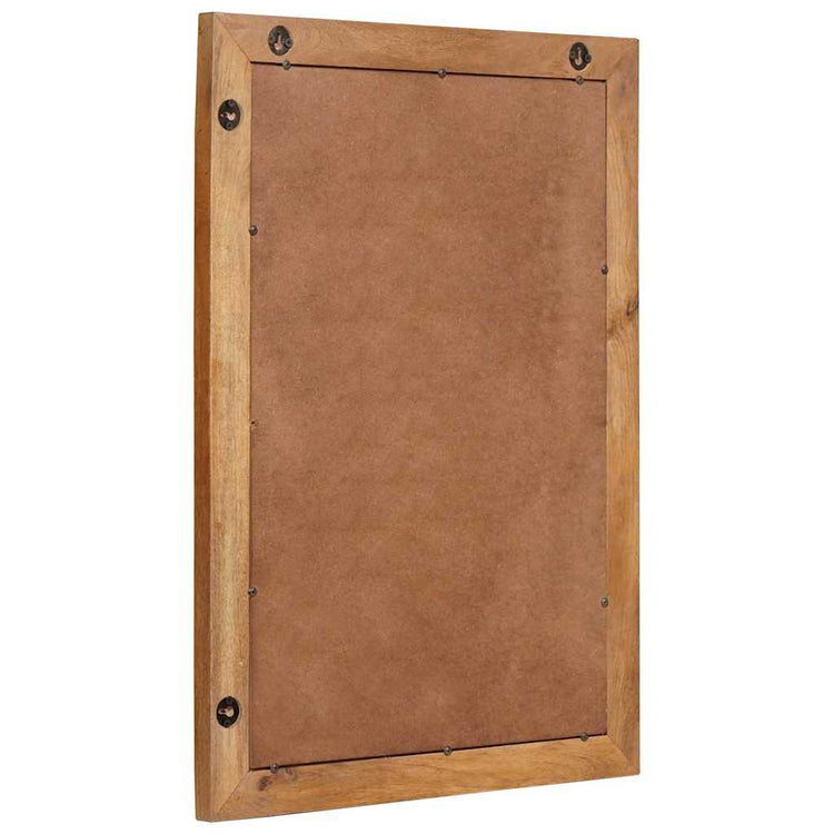 Vidaxl wandspiegel 70 x 50 cm bewerkt hout en glas rechthoekig