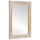 Vidaxl wandspiegel bleached wit 70 x 50 cm bewerkt hout en glas