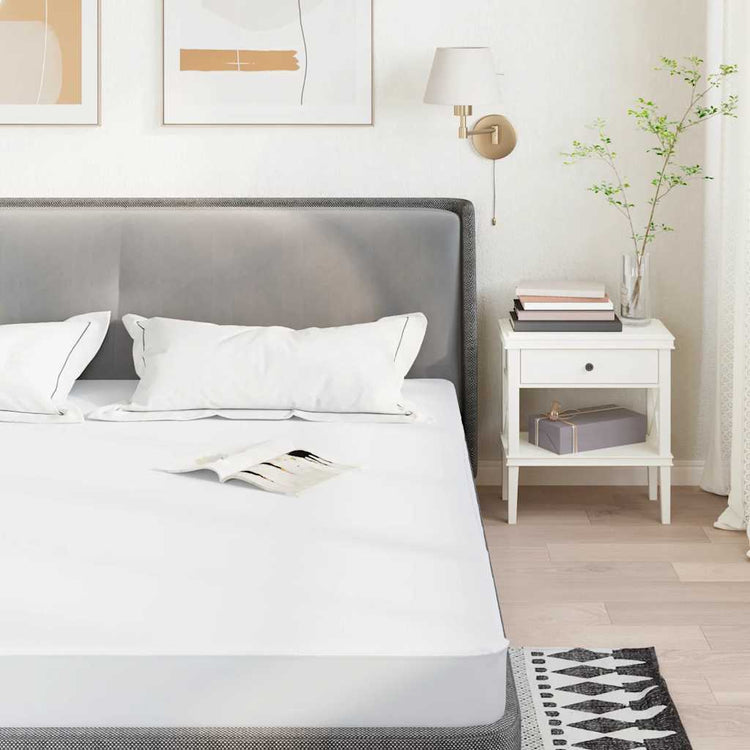 Vidaxl matrasbeschermer waterdicht 180x200 cm wit